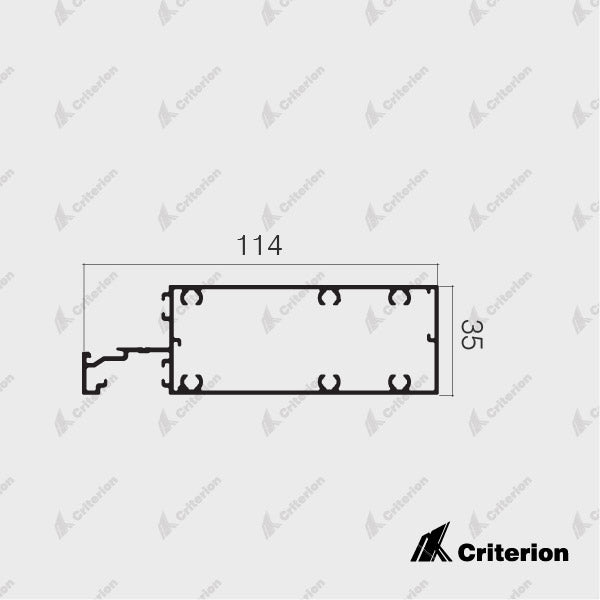 CI-P3283 OFFEST GLAZING TRANSOM SILL