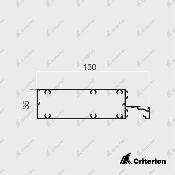 CI-P4283 OFFSET GLAZING TRANSOM SILL