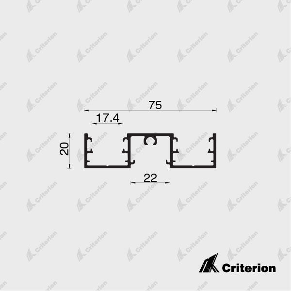 CI-S7532 Svelte 75 Double Glaze Frame