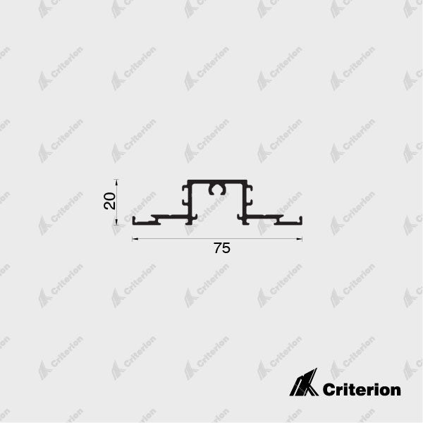 CI-S7552 Svelte 75 Double Glaze Sill