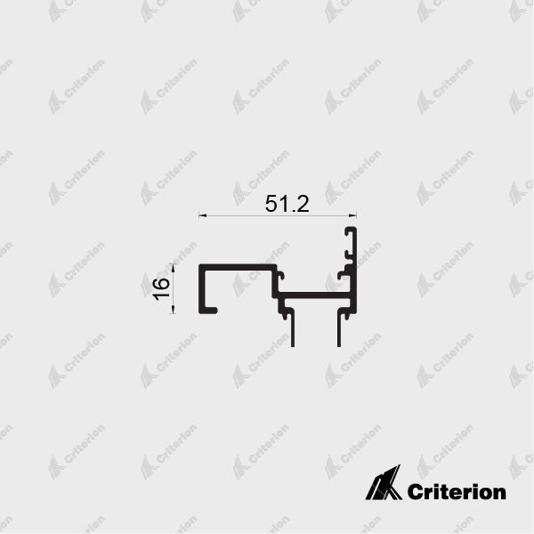 CI-S7563 (S0657) Svelte Front Glazed Door Jamb